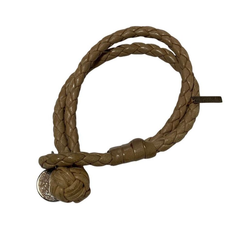Bottega Veneta Intrecciato Leather Bracelet